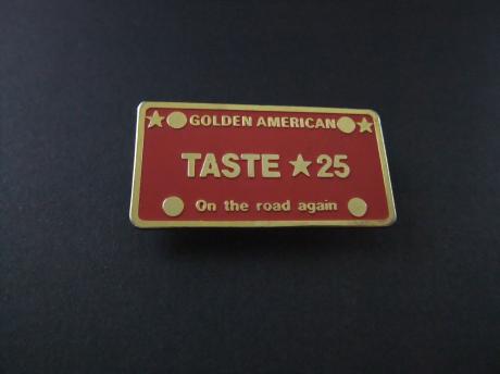 Golden American taste - 25 on the road again ( Sigaretten) rood